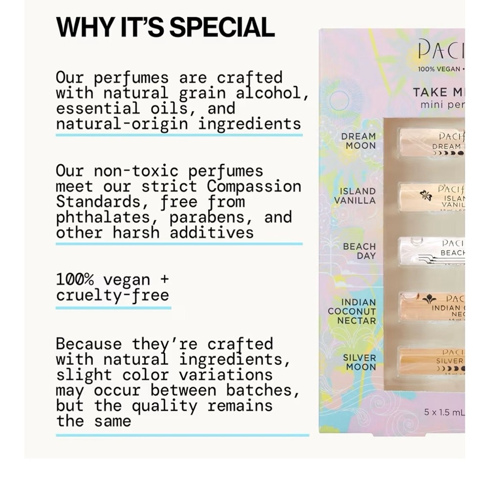 PACIFICA Take Me There Mini Perfume Set - Picture 3 of 9